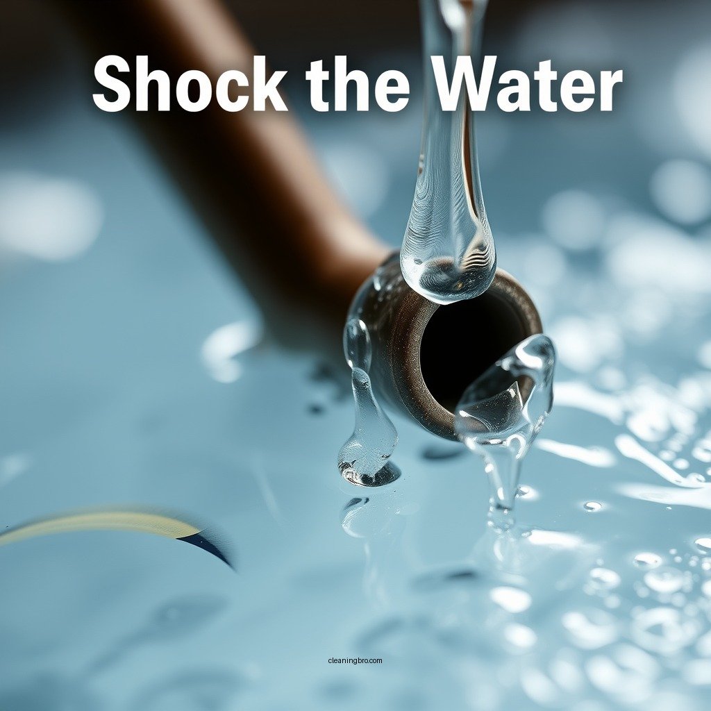 Shock the Water - how to clear cloudy hot tub water