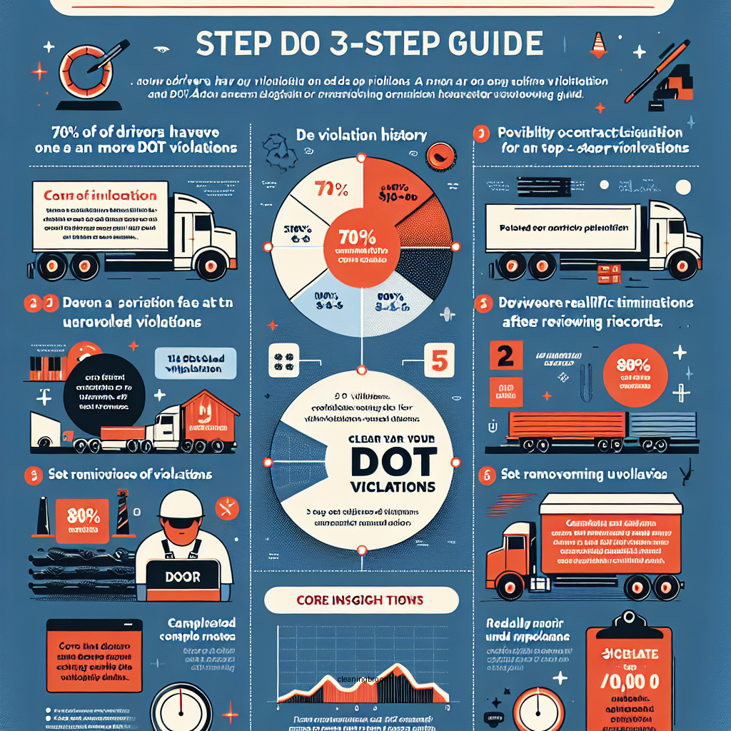 how to clear dot violations - Data Infographic and Statistics