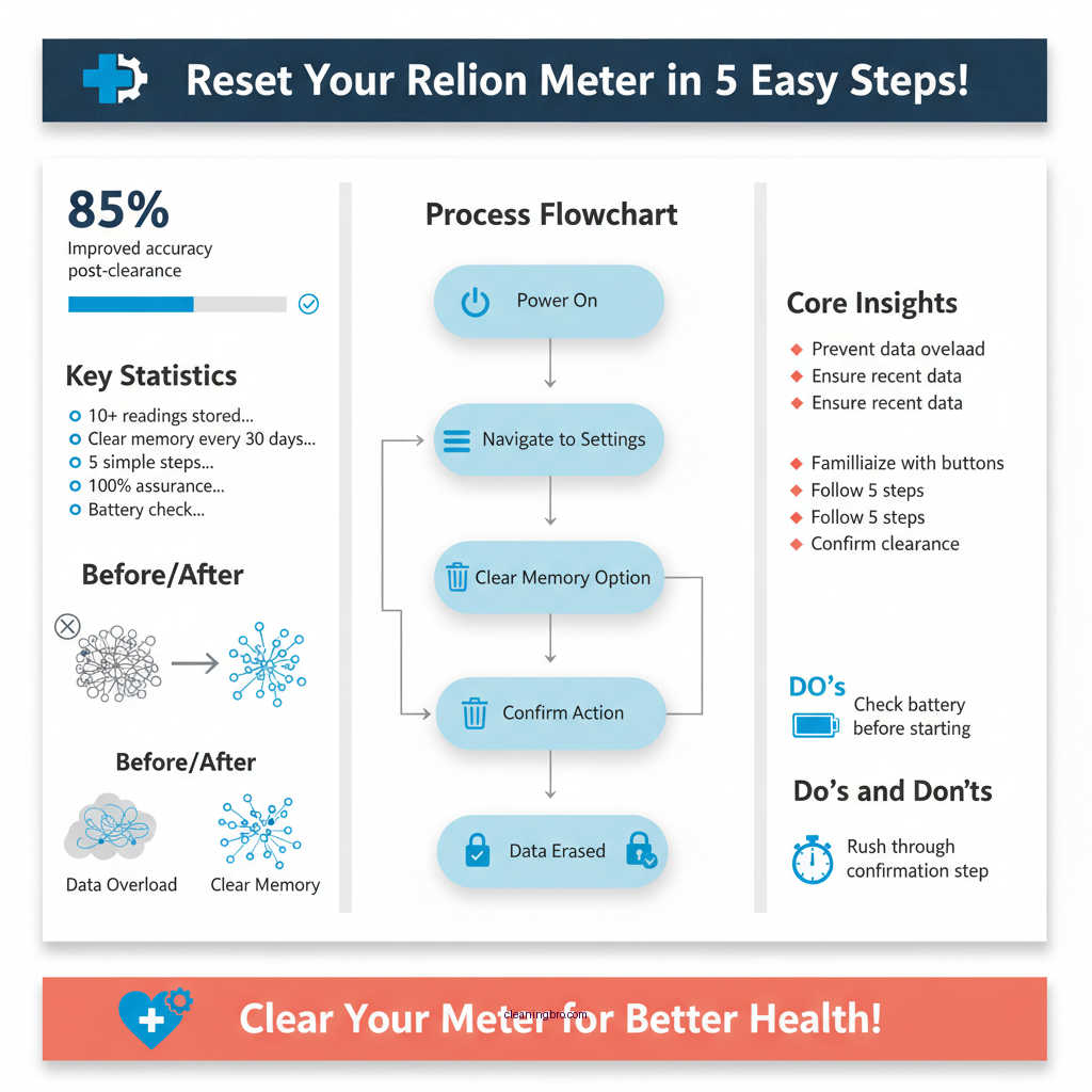 how to clear memory on relion prime meter - Data Infographic and Statistics