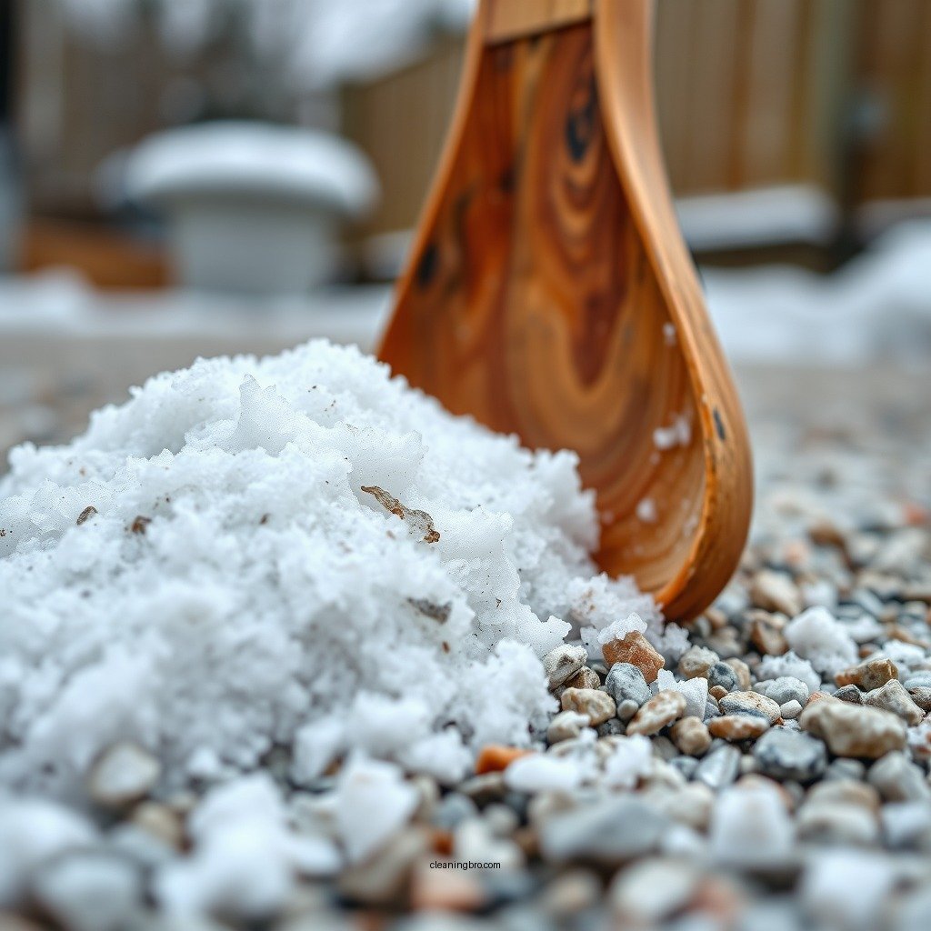 Use Salt and Sand Wisely - how to clear snow from gravel driveway