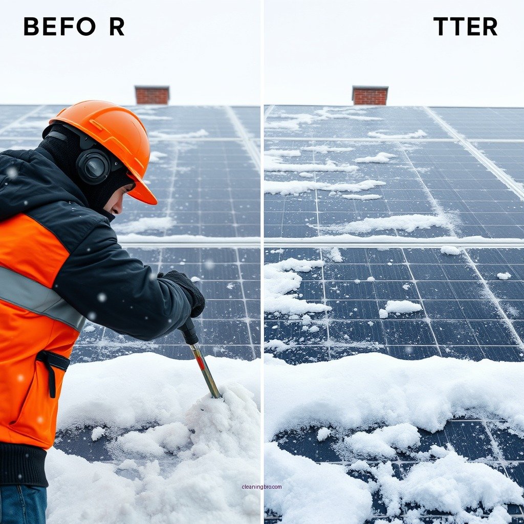Safety Precautions Before Clearing Snow - how to clear snow from solar panels