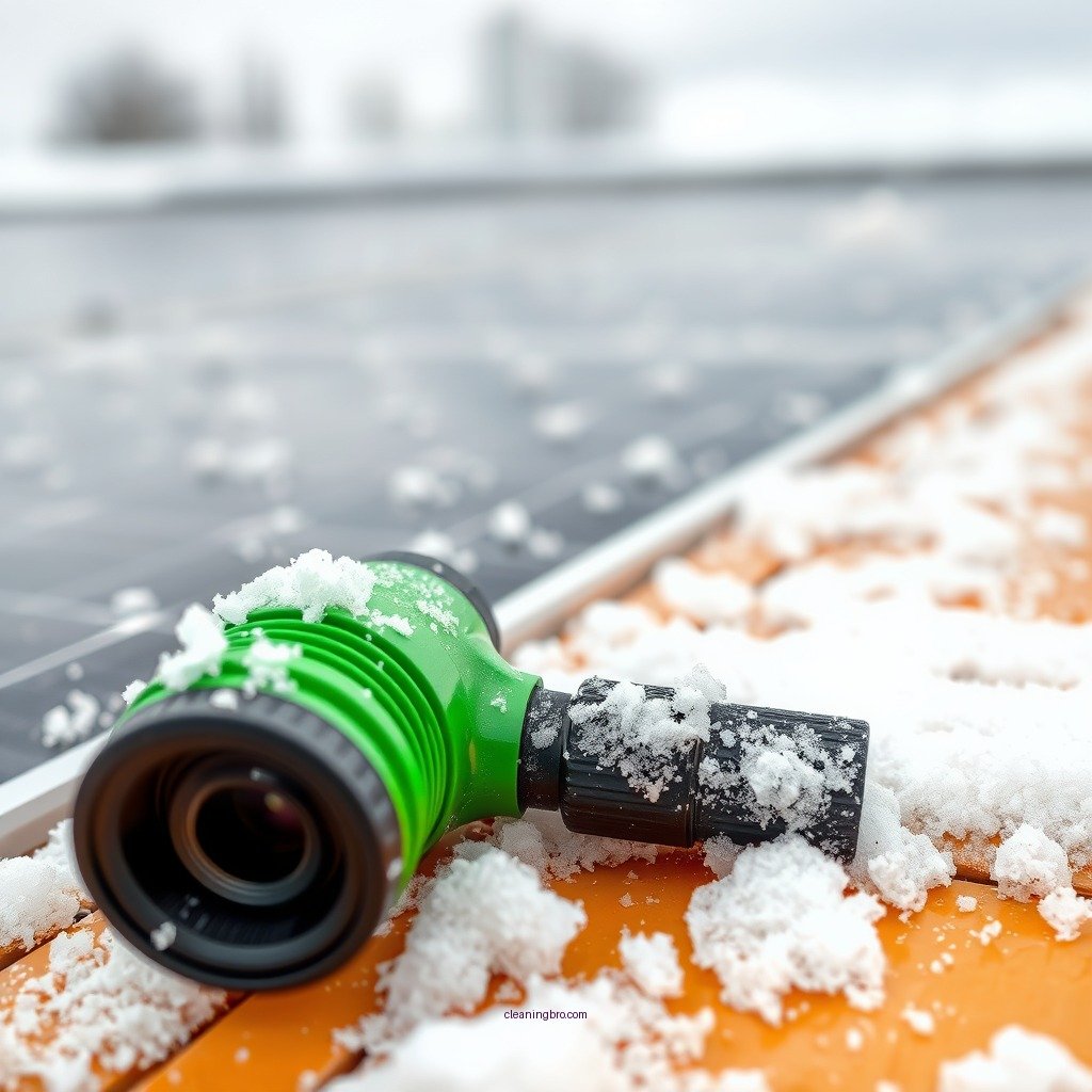 Tools for Snow Removal from Solar Panels - how to clear snow from solar panels