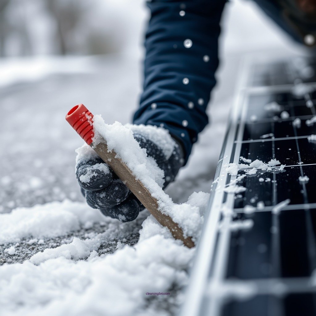 Best Tools for Snow Removal - how to clear snow off solar panels