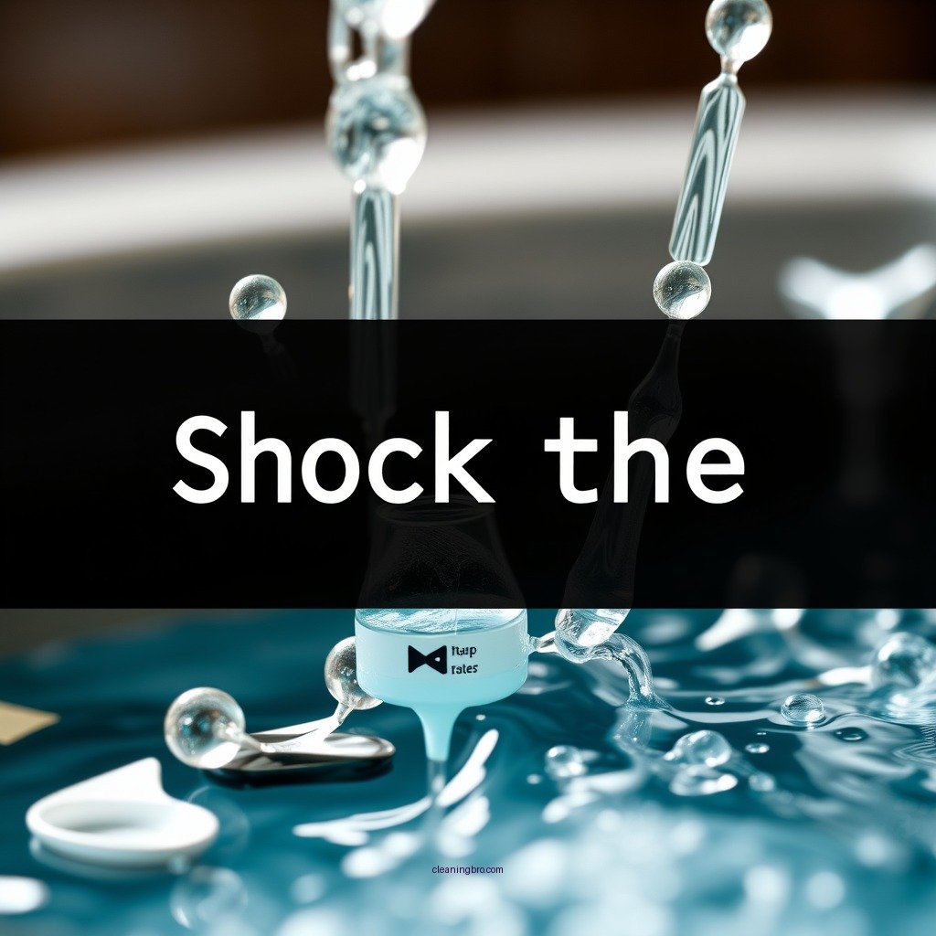 Shock the Water - how to clear up hot tub water