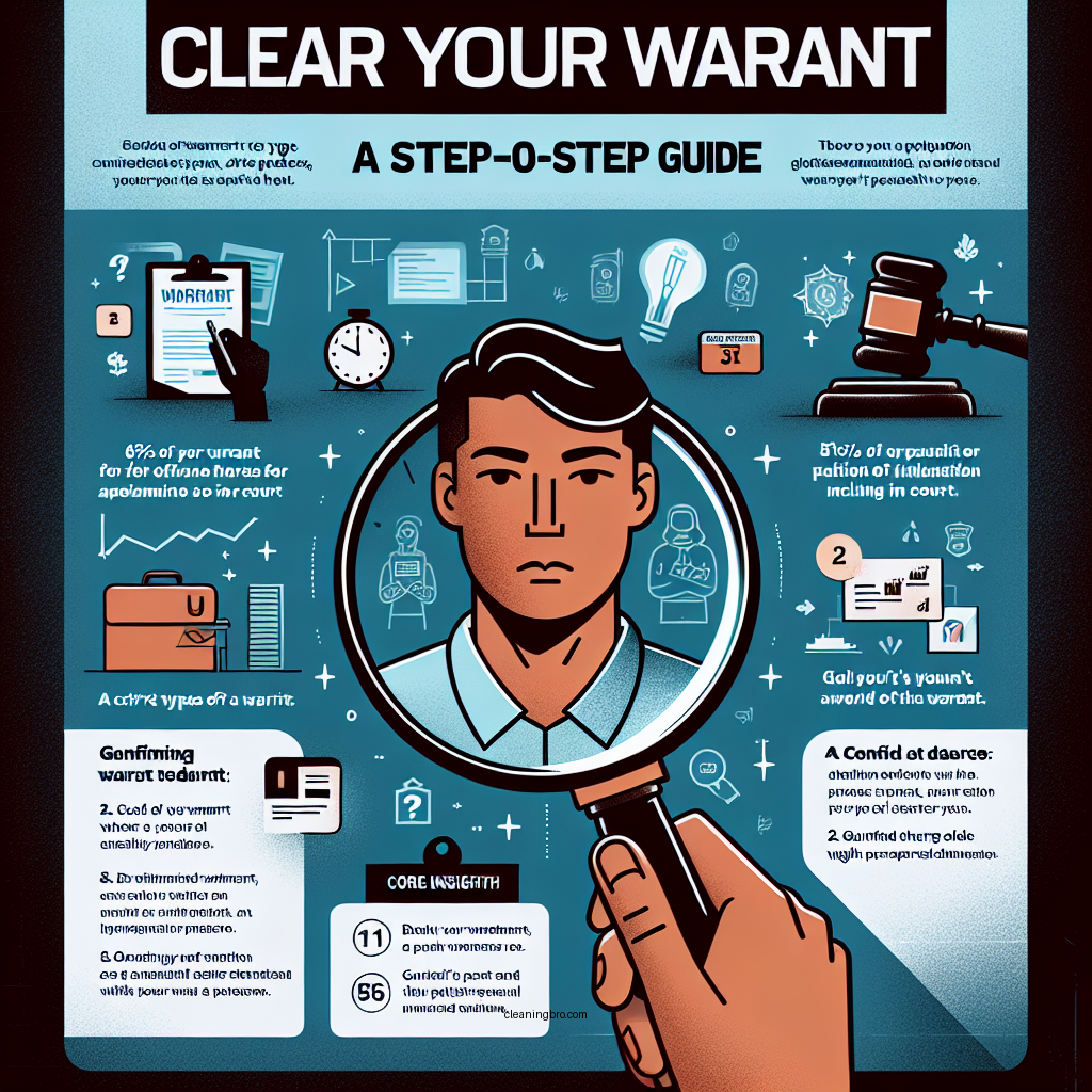 how to clear warrants - Data Infographic and Statistics