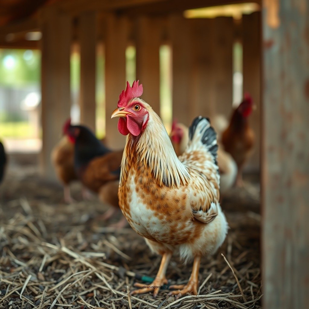 Use Appropriate Bedding Materials - how to keep a chicken run clean
