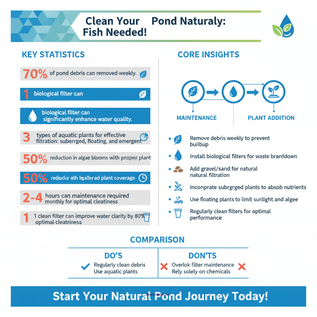 how to keep a pond clean without fish - Data Infographic and Statistics