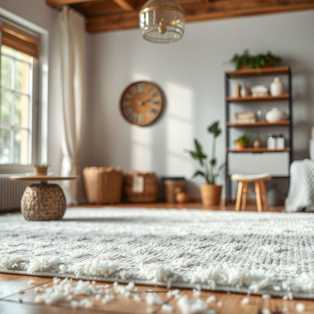 Immediate Stain Treatment - how to keep a white rug clean