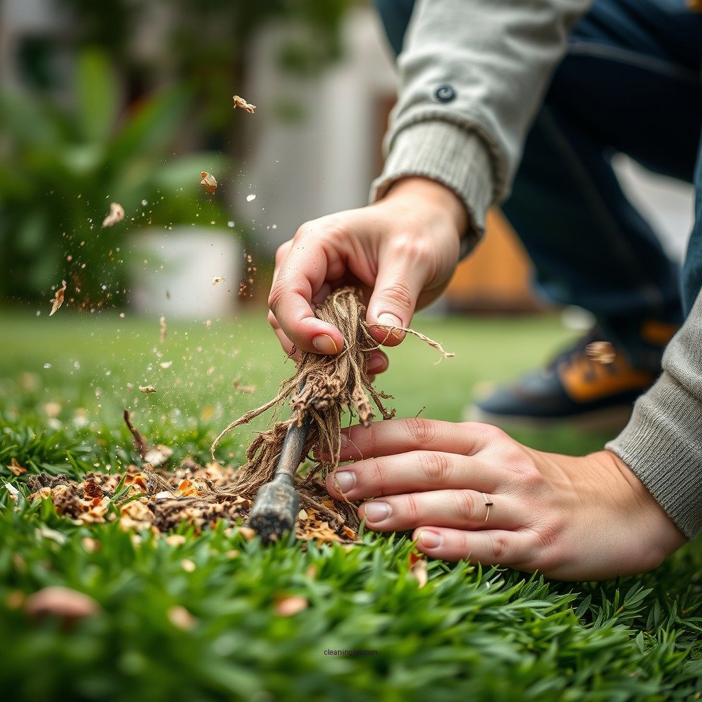 Removing Debris - how to keep artificial turf clean