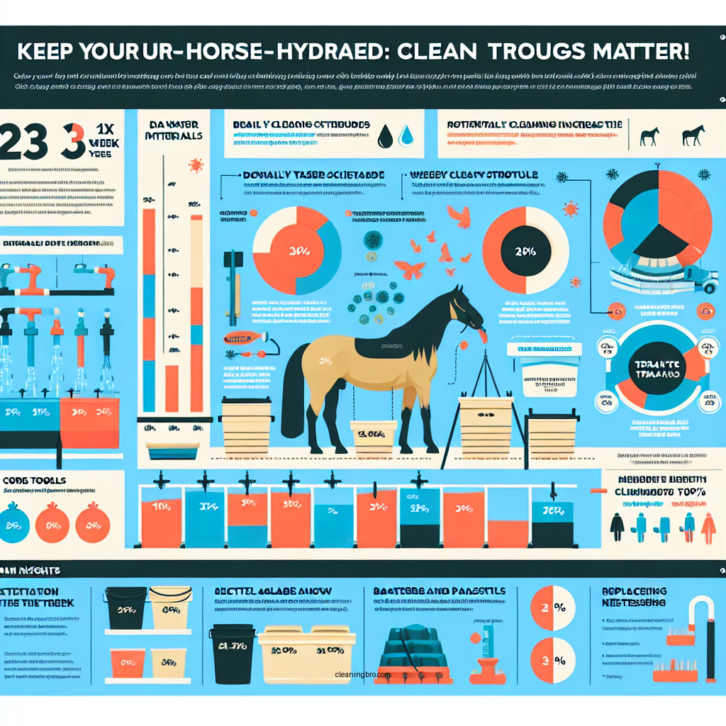 how to keep horse water trough clean - Data Infographic and Statistics