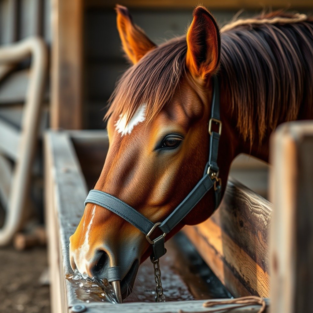 Regular Cleaning Schedule - how to keep horse water trough clean