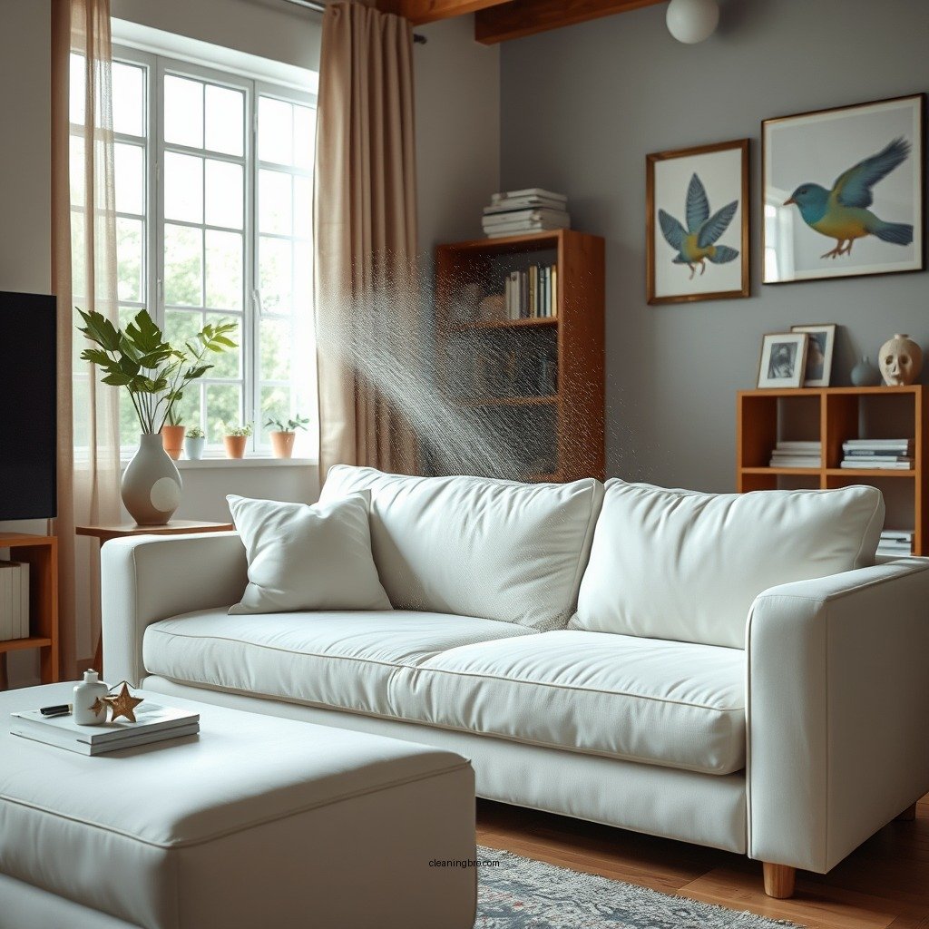 Spot Cleaning Techniques - how to keep white sofa clean