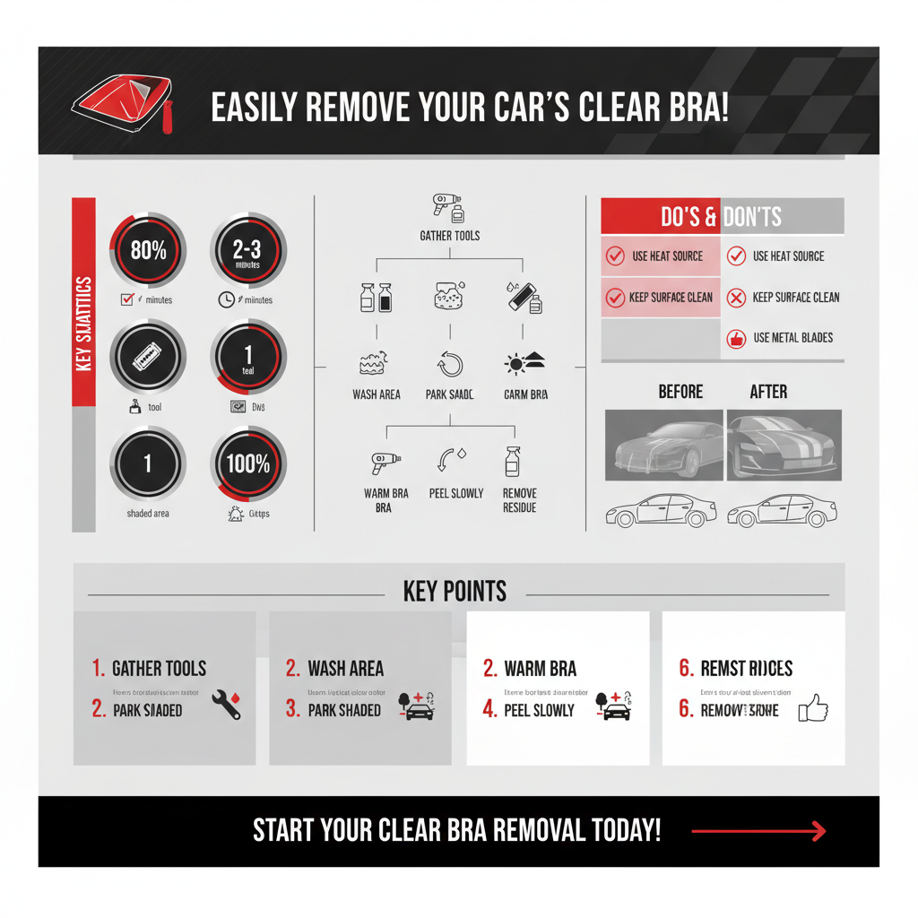 how to remove clear bra from car - Data Infographic and Statistics