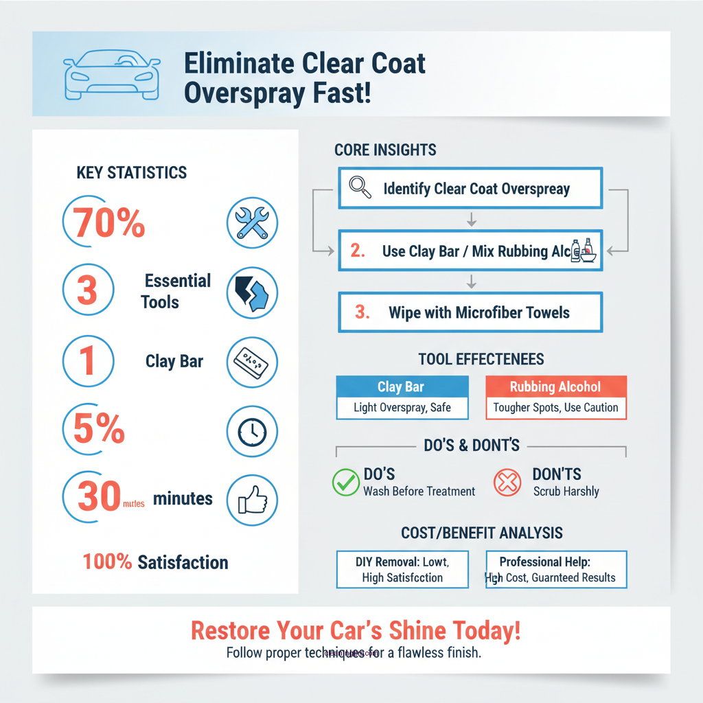 how to remove clear coat overspray - Data Infographic and Statistics