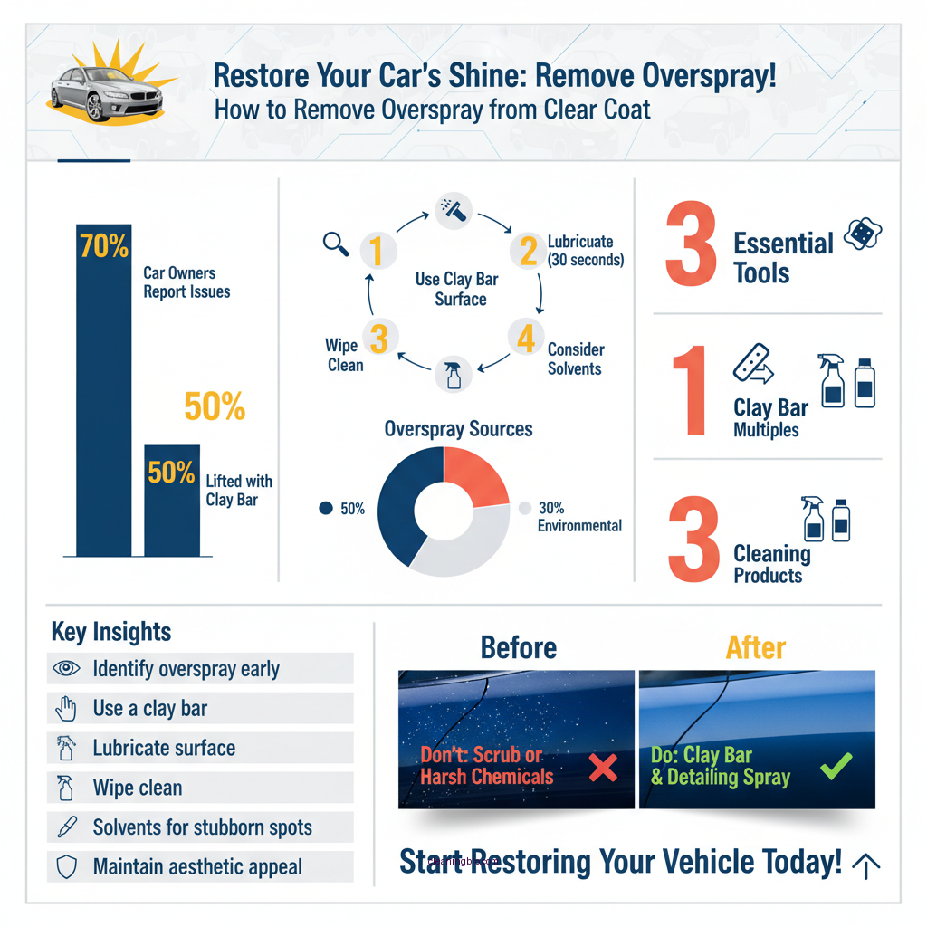 how to remove overspray from clear coat - Data Infographic and Statistics