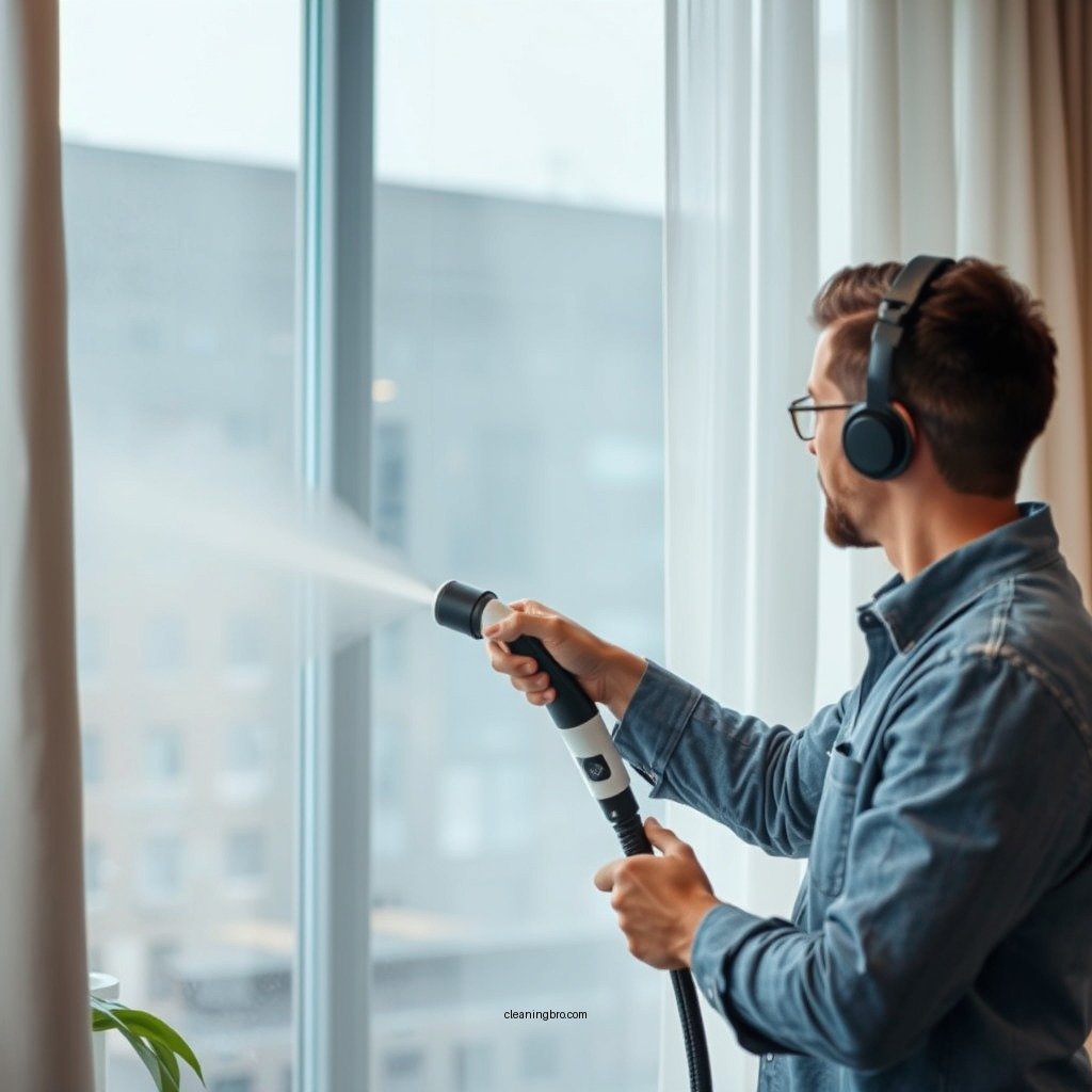 The Steam Cleaning Process - how to steam clean curtains