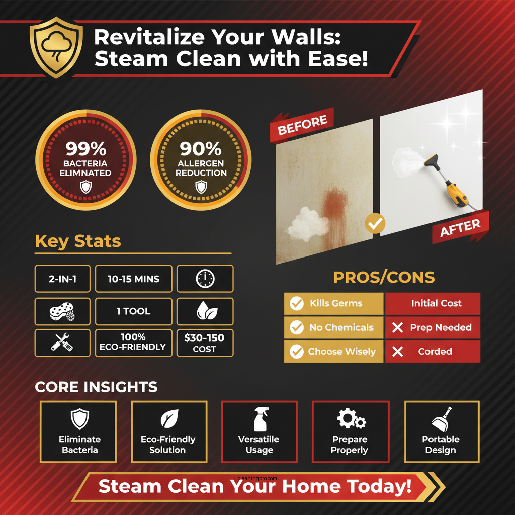 how to steam clean walls - Data Infographic and Statistics