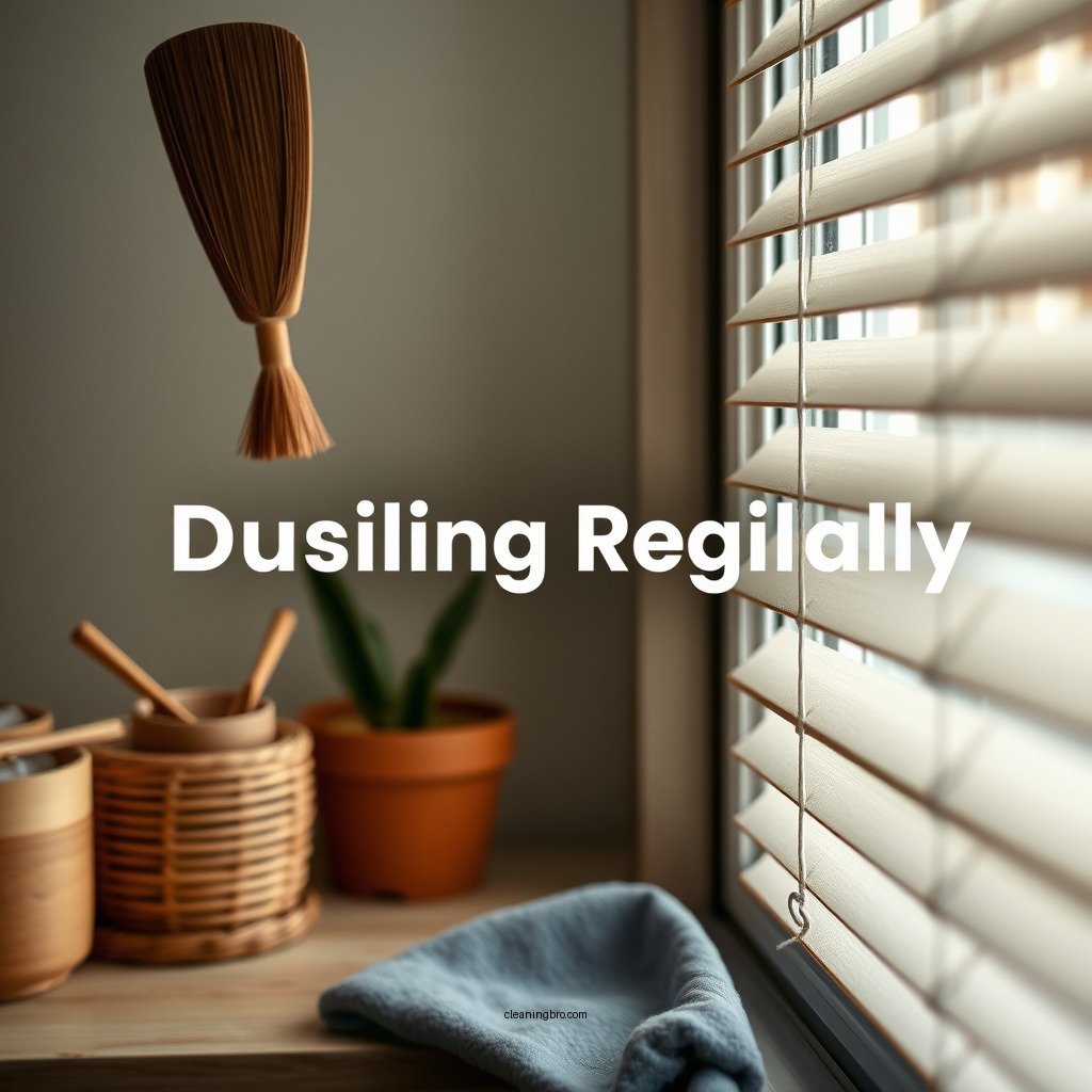 Dusting Regularly - roman blinds how to clean
