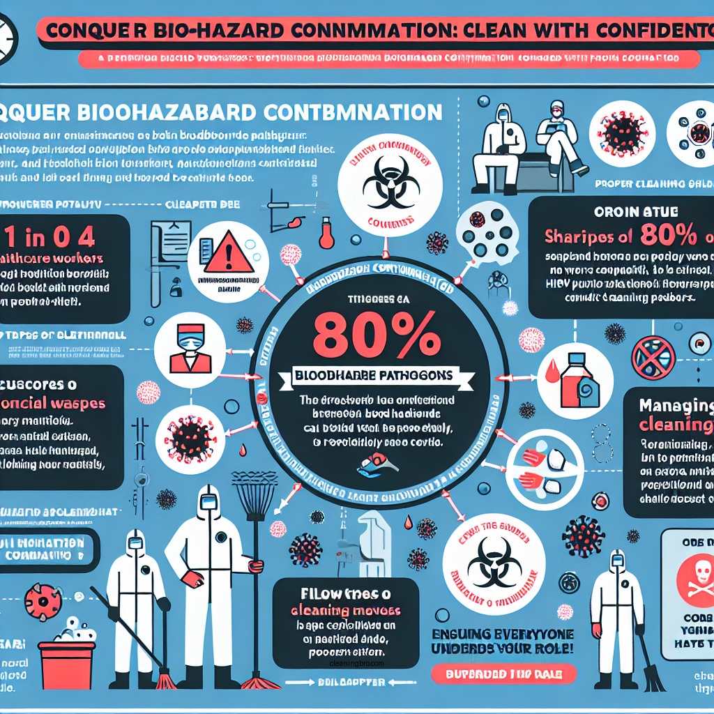 types of biohazard contamination and how to clean them - Data Infographic and Statistics
