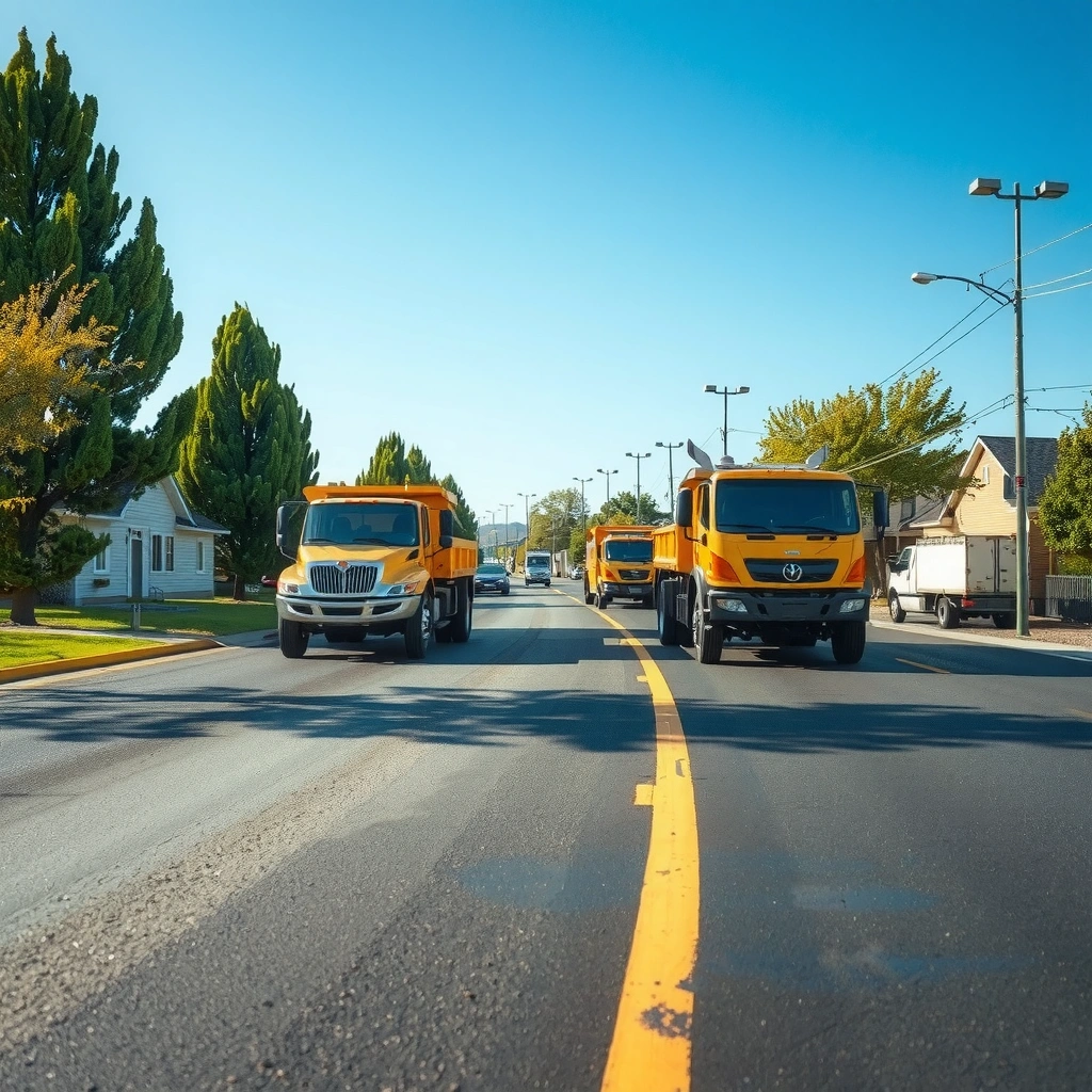 Area Debris - how to clean asphalt