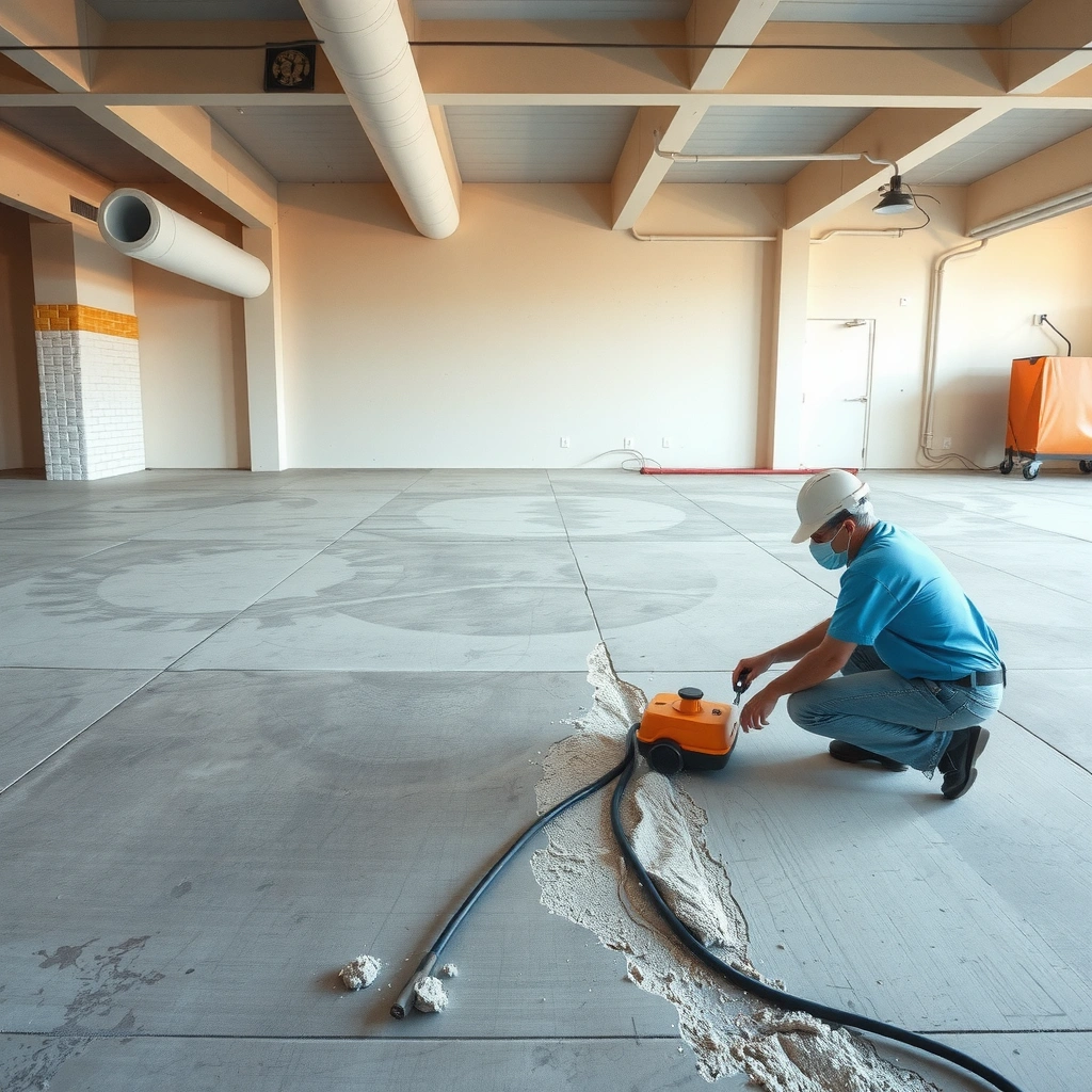 Area Protection - how to clean mold on concrete floor