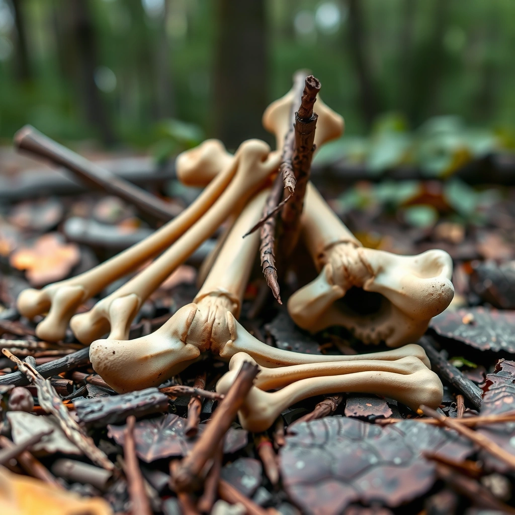 Bones - how to clean bones found in the woods