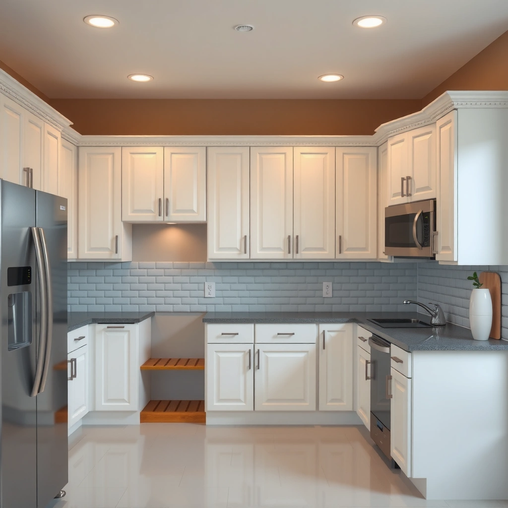Cabinets - how to clean white painted cabinets that have yellowed