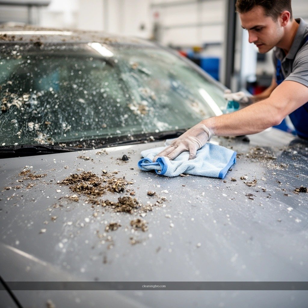 Car Protection - how to clean bird droppings from car