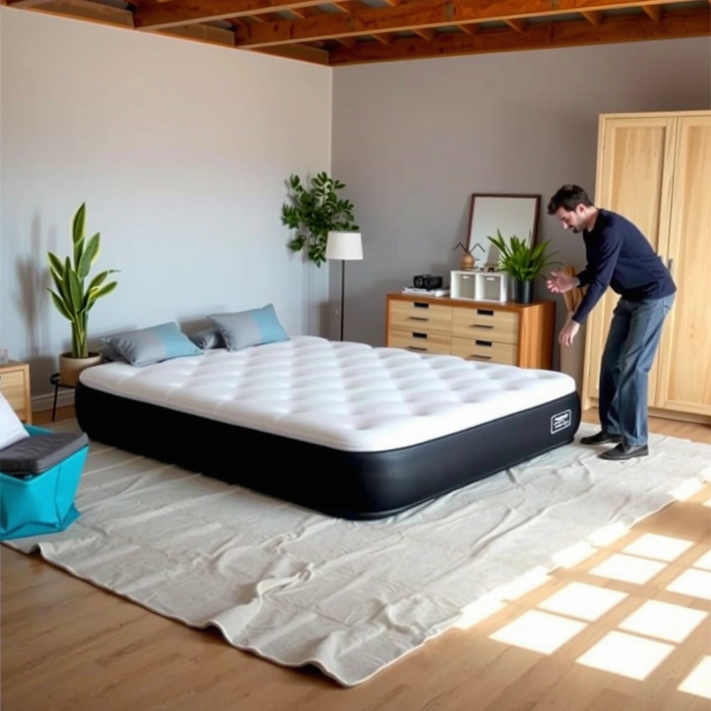 Care Label - how to clean a blow up mattress