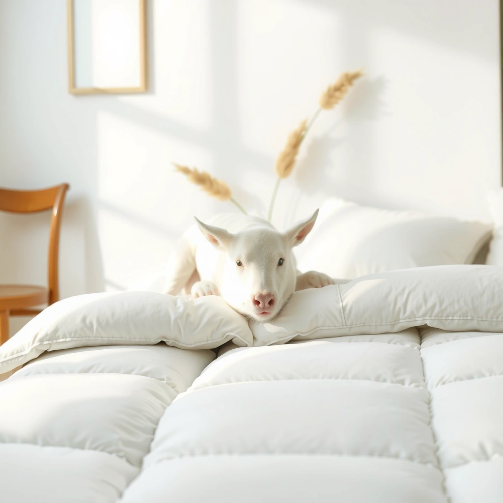 Care Label - how to clean a white down comforter