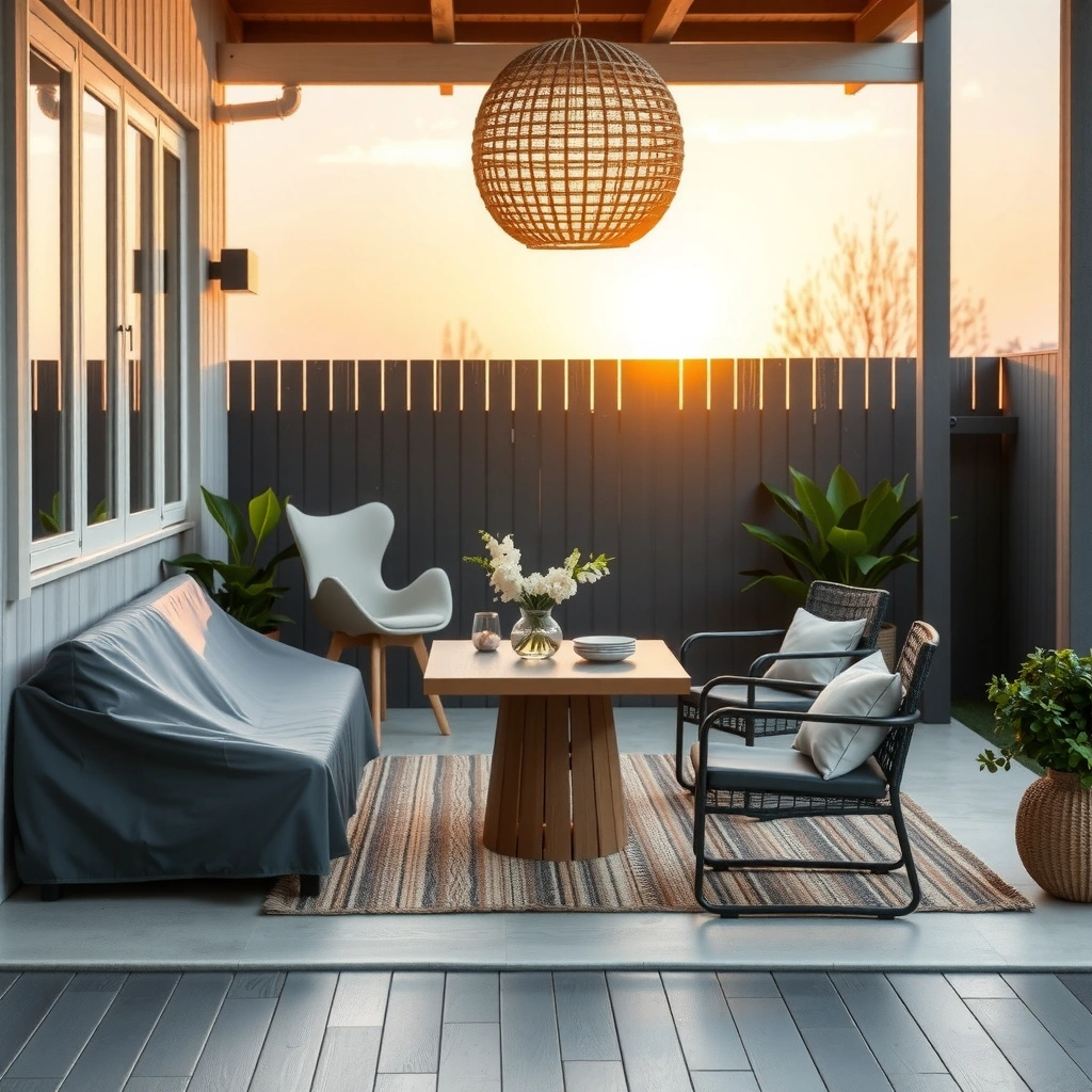Care Label - how to clean outdoor furniture covers