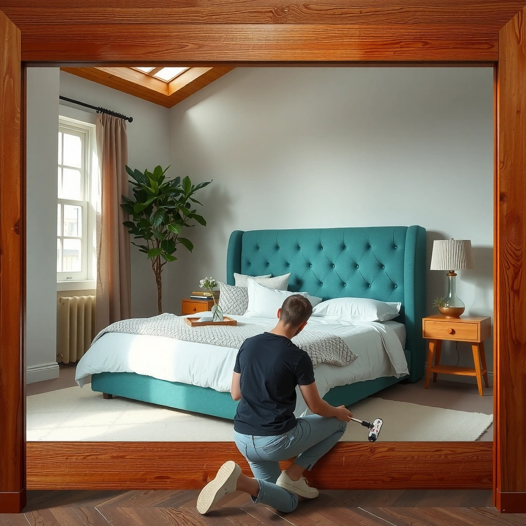 Care Label - how to clean an upholstered bed