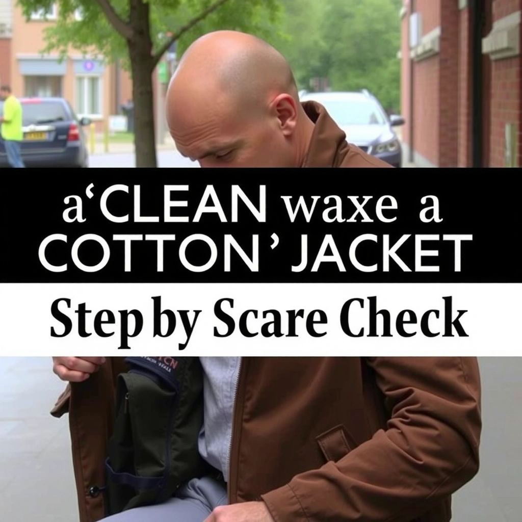 Care Label - how to clean waxed cotton jacket