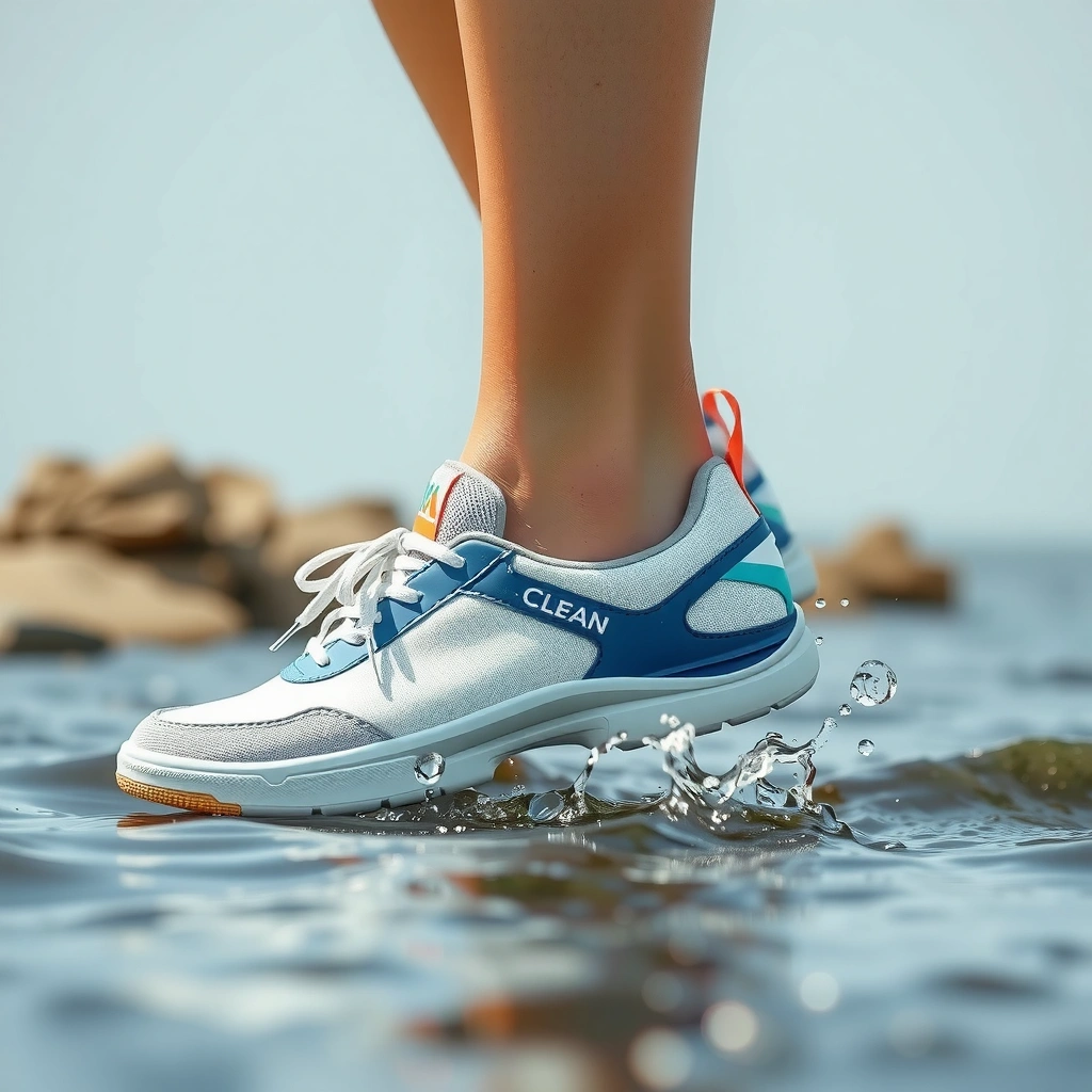 Care Labels - how to clean water shoes