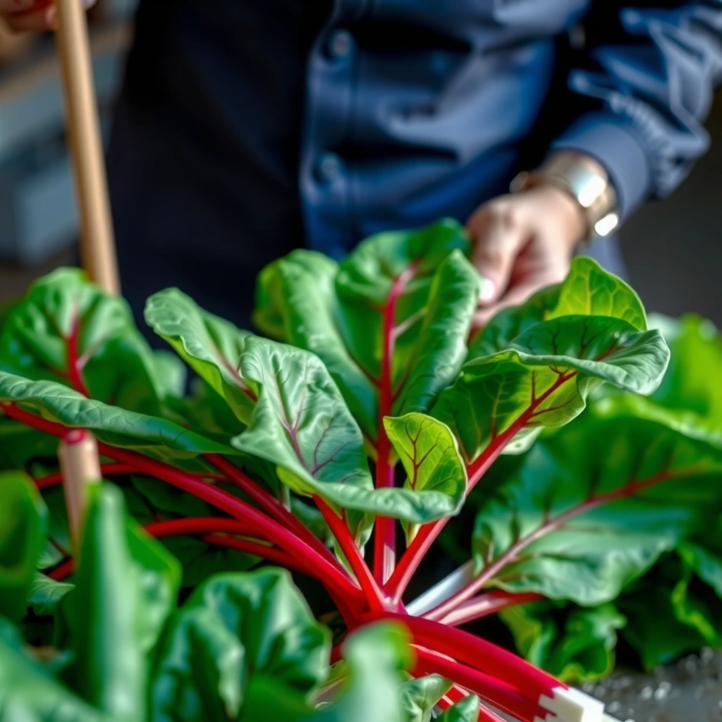 Chard - how to clean chard