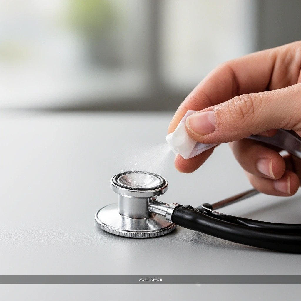 Chest Piece and Diaphragm - how to clean a stethoscope