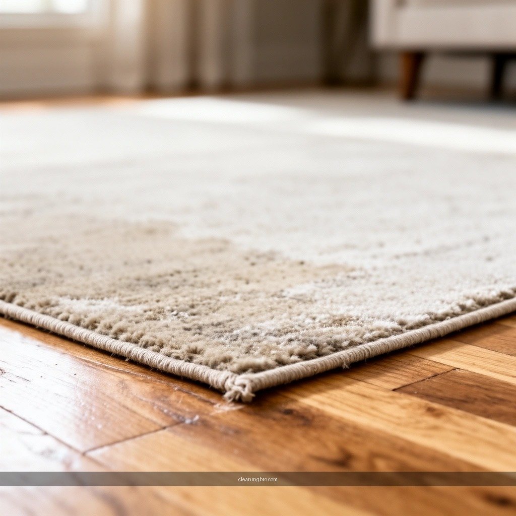 Clean Wood Floors - how to clean area rugs on wood floors