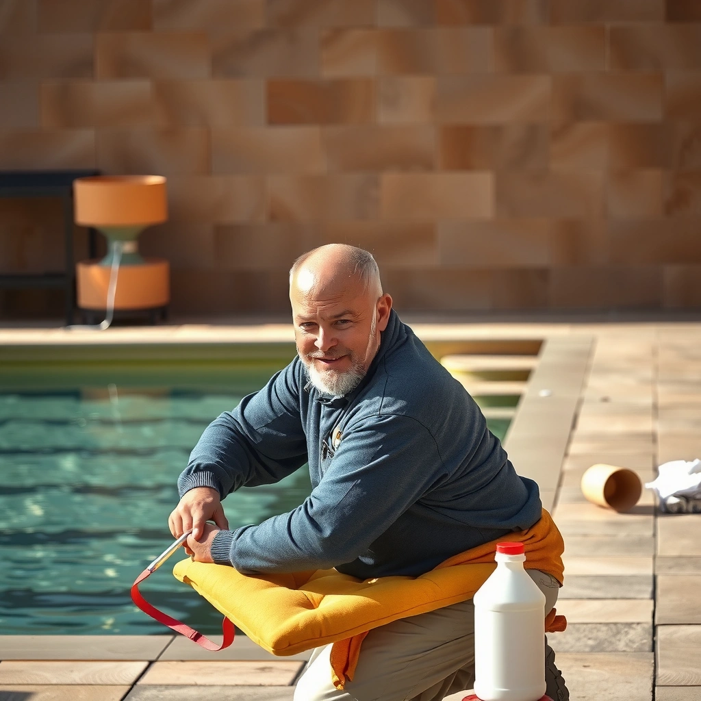 Cleaner - how to clean concrete around a pool