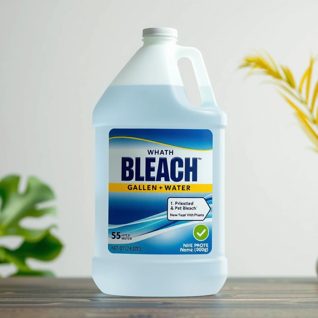 Cleaning - how to clean 5 gallon water jug with bleach