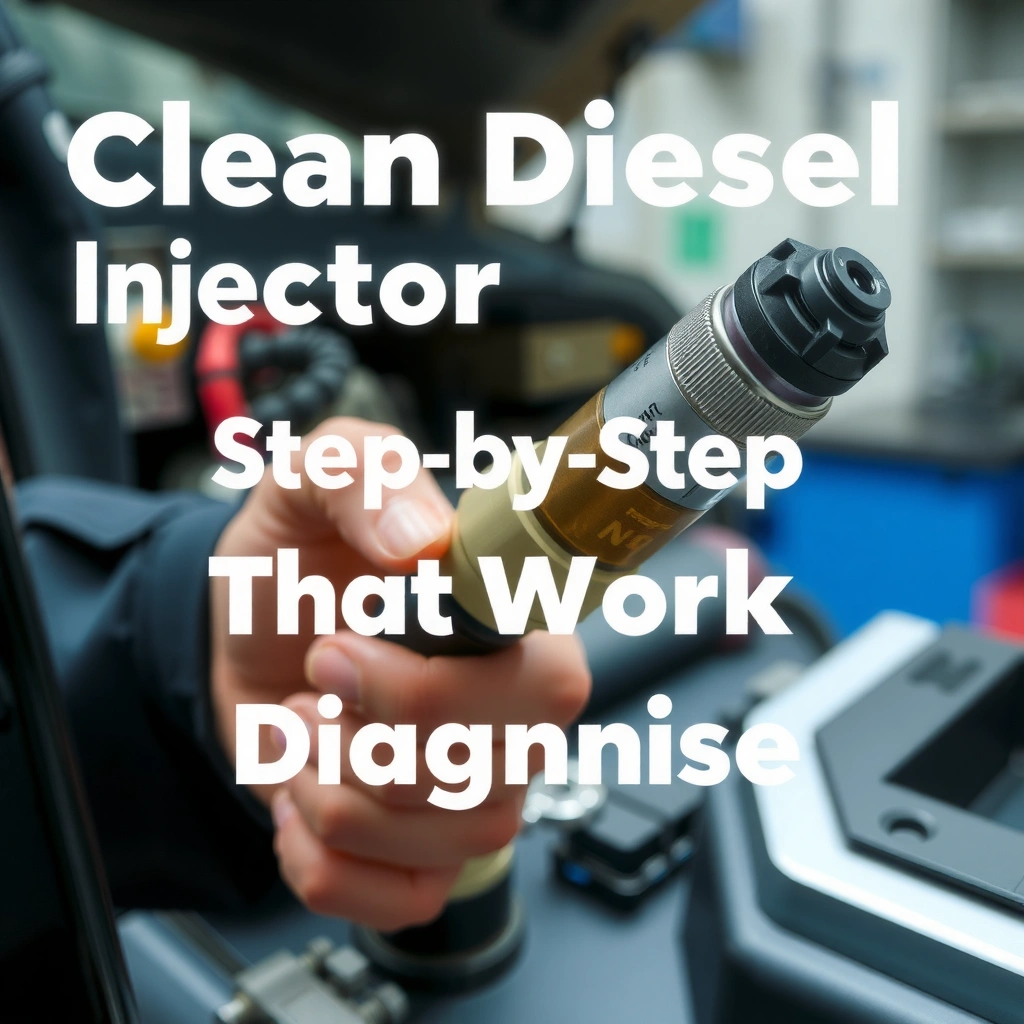 Cleaning - how to clean diesel injector