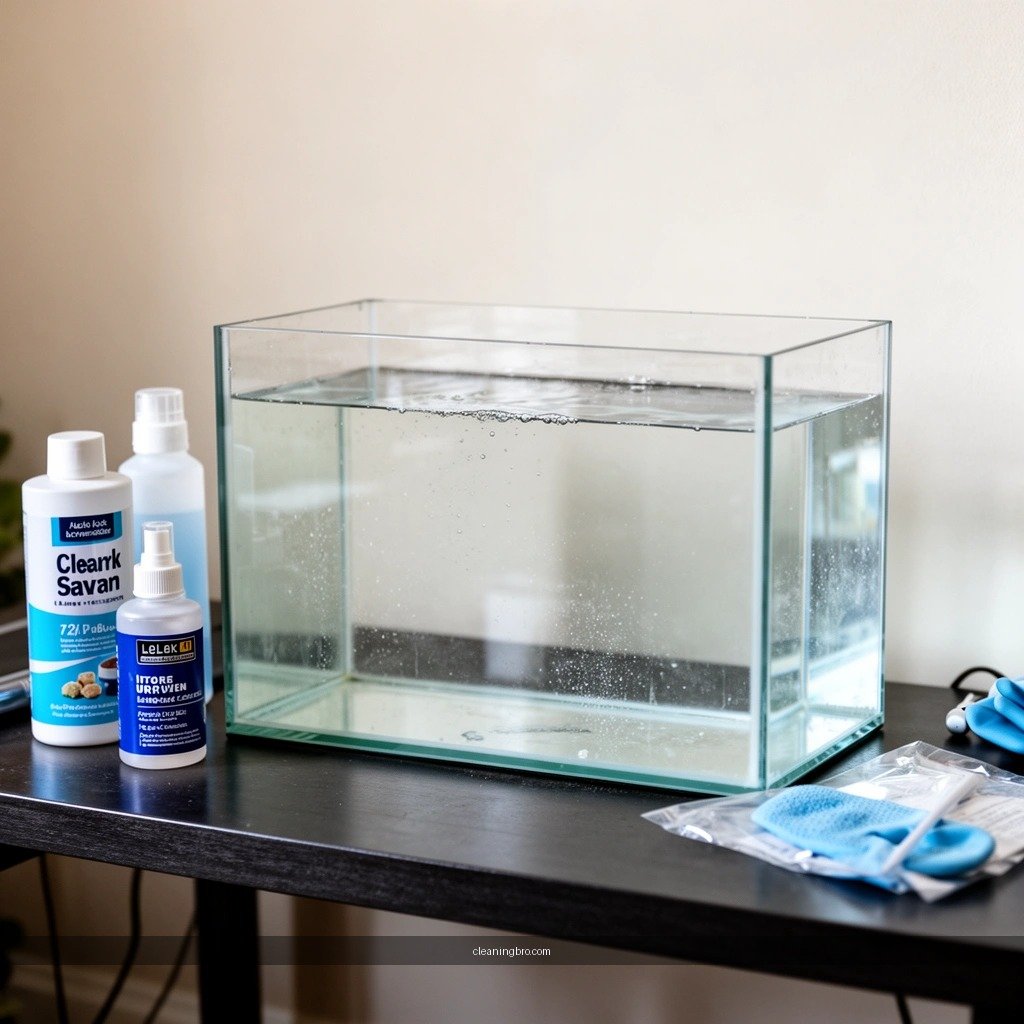 Cleaning Products - how to clean a new aquarium