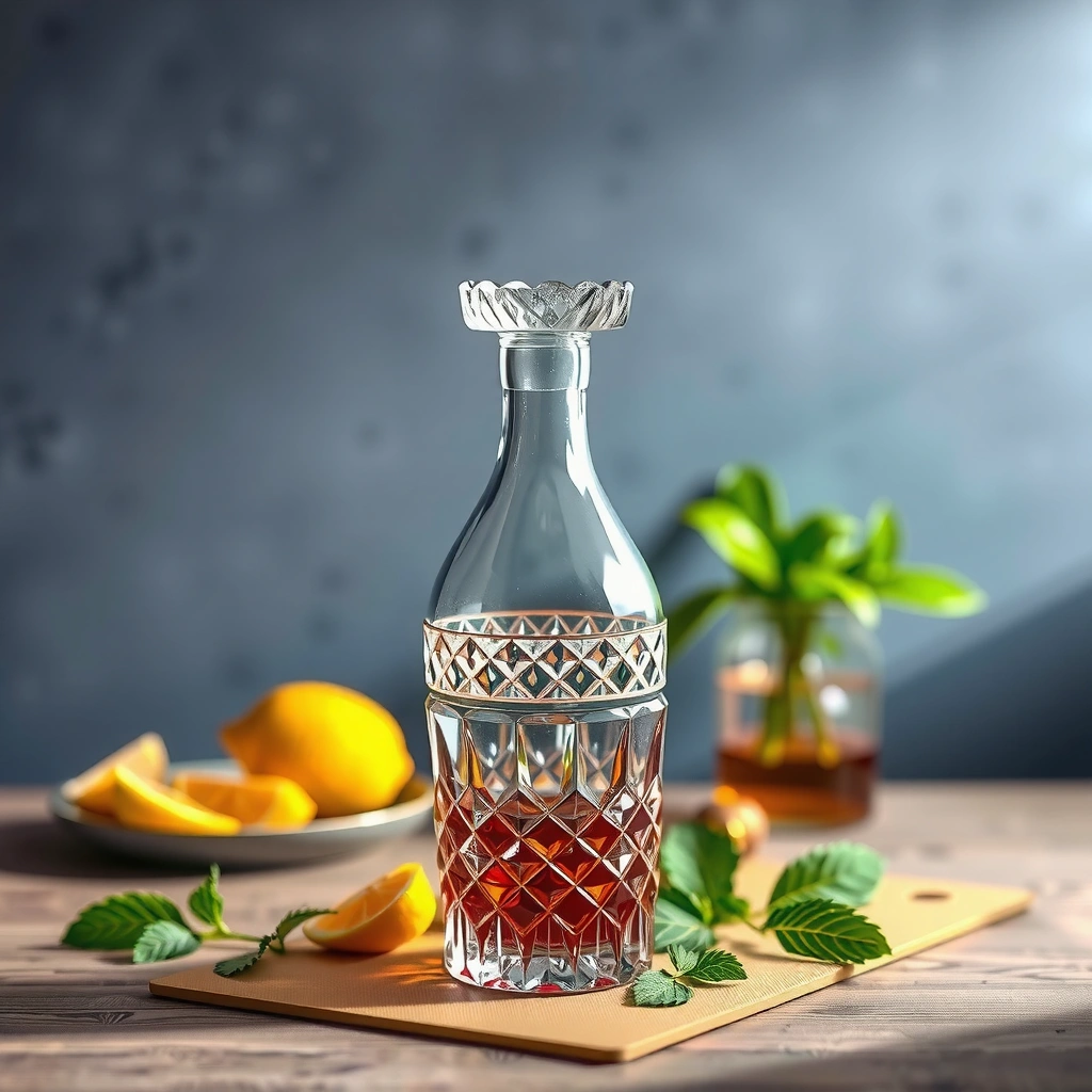Cleaning Supplies - how to clean a crystal decanter