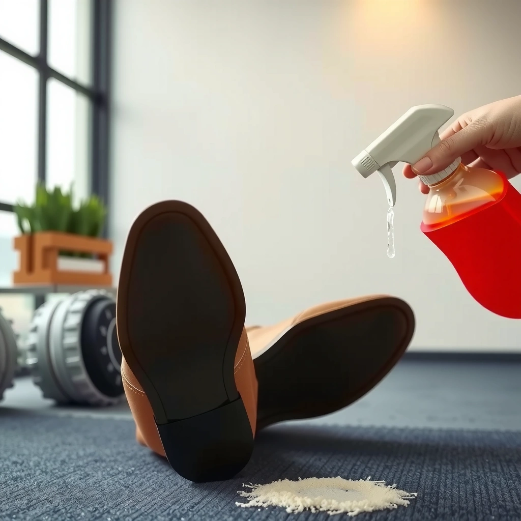 Cleaning Supplies - how to clean a stain on light brown shoes