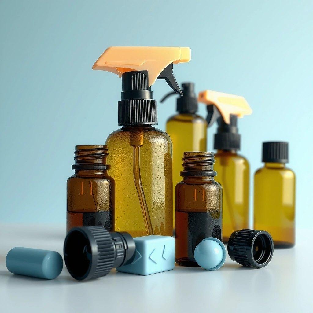 Cleaning Supplies - how to clean essential oil bottles