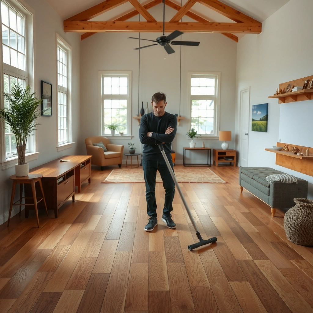 Cleaning Supplies - how to clean hand scraped hardwood floors