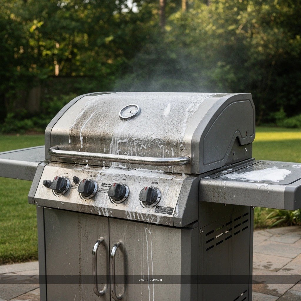 Cleaning Supplies - how to clean outside of bbq grill