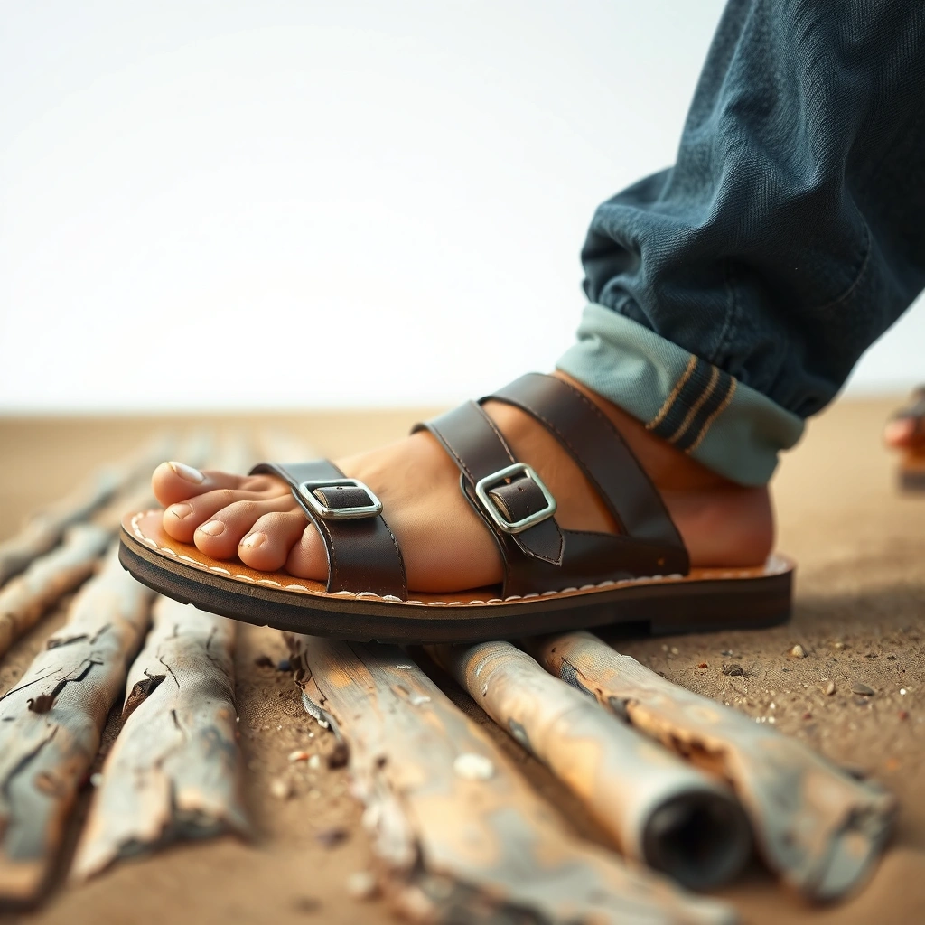 Cleaning Supplies - how to clean leather footbed of sandals