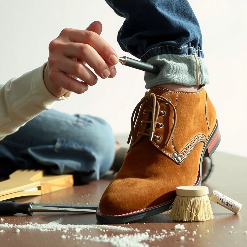 Cleaning Supplies - how to clean mold off of suede shoes