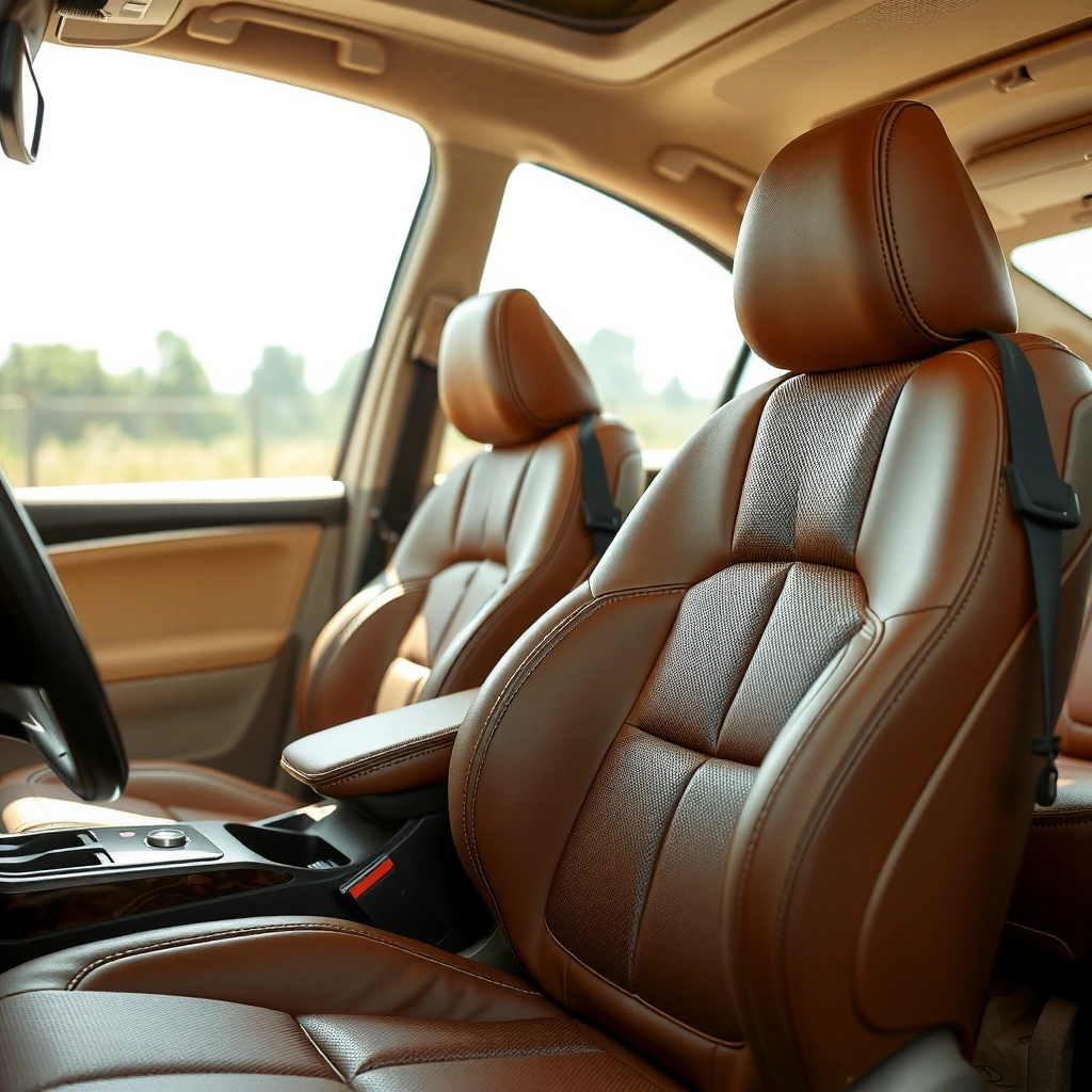 Cleaning Supplies - how to clean the holes in leather seats