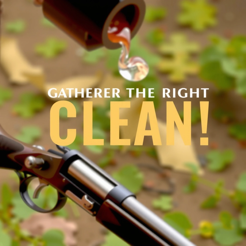 Cleaning Supplies - how to clean a muzzleloader